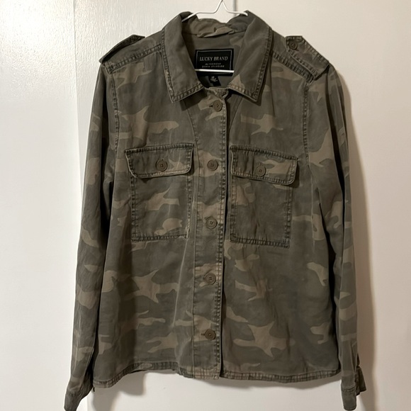 Lucky Brand Tops - 3/$20 Lucky brand button camo shirt
